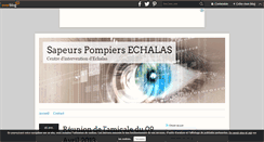 Desktop Screenshot of pompiers-echalas.over-blog.com