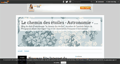 Desktop Screenshot of lechemindesetoiles.over-blog.fr