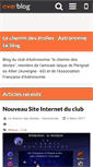 Mobile Screenshot of lechemindesetoiles.over-blog.fr