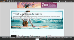 Desktop Screenshot of cyclisme-feminin.over-blog.com