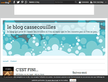 Tablet Screenshot of cassecouilles.over-blog.com