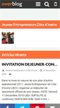Mobile Screenshot of jeunes-entrepreneurs-ci.over-blog.com