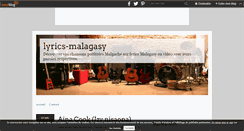 Desktop Screenshot of lyrics-malagasy.over-blog.fr