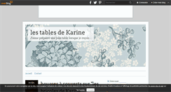 Desktop Screenshot of les-tables-de-karine.over-blog.fr