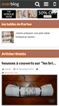 Mobile Screenshot of les-tables-de-karine.over-blog.fr