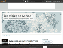 Tablet Screenshot of les-tables-de-karine.over-blog.fr