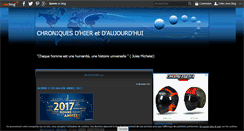 Desktop Screenshot of chroniques-d-hier-et-d-aujourd-hui.over-blog.fr