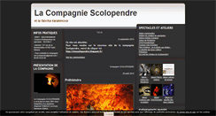 Desktop Screenshot of compagnie-scolopendre.over-blog.com