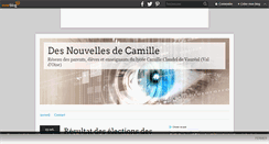 Desktop Screenshot of nouvellesdecamille.over-blog.com