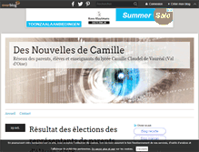 Tablet Screenshot of nouvellesdecamille.over-blog.com