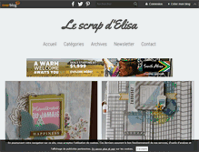 Tablet Screenshot of lescrapdelisa.over-blog.com