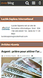 Mobile Screenshot of lucidesapiens.over-blog.com
