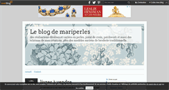 Desktop Screenshot of mariperles.over-blog.com