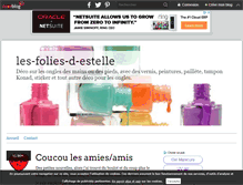 Tablet Screenshot of les-folies-d-estelle.over-blog.fr