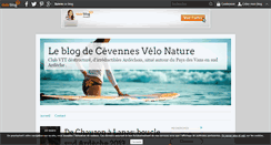 Desktop Screenshot of cevennesvelonature.over-blog.com