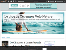 Tablet Screenshot of cevennesvelonature.over-blog.com
