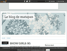 Tablet Screenshot of matapan.over-blog.fr