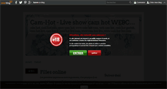 Desktop Screenshot of camhot321.over-blog.fr