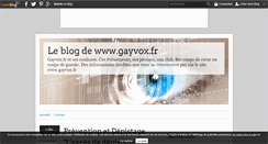 Desktop Screenshot of gayvox.over-blog.fr