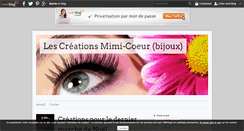 Desktop Screenshot of creation-mimicoeur.bijoux.over-blog.com