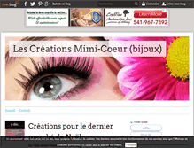 Tablet Screenshot of creation-mimicoeur.bijoux.over-blog.com