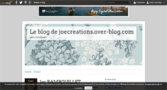 Desktop Screenshot of joecreations.over-blog.com