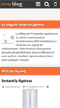 Mobile Screenshot of instantlyageless.over-blog.com