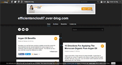 Desktop Screenshot of efficientenclos87.over-blog.com