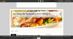 Desktop Screenshot of lacucina.over-blog.fr