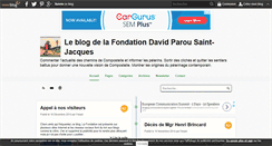 Desktop Screenshot of compostelle.over-blog.fr