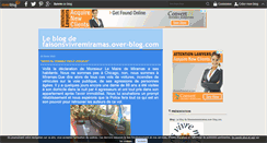 Desktop Screenshot of faisonsvivremiramas.over-blog.com