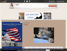 Tablet Screenshot of lesamisdeschats.over-blog.com