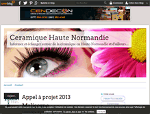 Tablet Screenshot of ceramique-haute-normandie.over-blog.fr