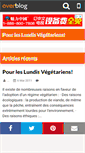 Mobile Screenshot of lundis.vegetariens.over-blog.com