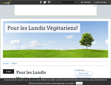 Tablet Screenshot of lundis.vegetariens.over-blog.com
