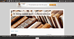 Desktop Screenshot of canel.over-blog.com