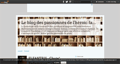 Desktop Screenshot of litterature-fantastique.over-blog.com