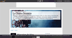 Desktop Screenshot of la7emeseance.over-blog.fr