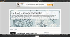 Desktop Screenshot of lesdragonsdemilie.over-blog.com