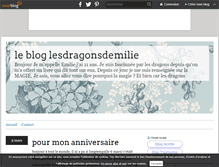 Tablet Screenshot of lesdragonsdemilie.over-blog.com