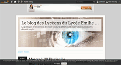 Desktop Screenshot of emilieencolere.over-blog.com