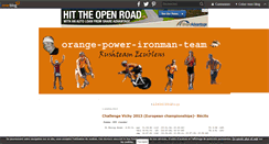Desktop Screenshot of orange-power-ironman-team.over-blog.com