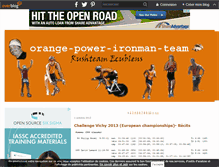 Tablet Screenshot of orange-power-ironman-team.over-blog.com