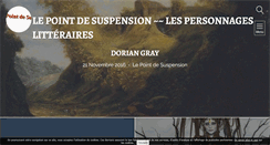 Desktop Screenshot of lepointdesuspension.over-blog.com