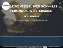 Tablet Screenshot of lepointdesuspension.over-blog.com