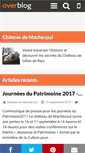 Mobile Screenshot of chateaudemachecoul.over-blog.com