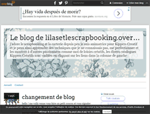 Tablet Screenshot of lilasetlescrapbooking.over-blog.com