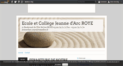 Desktop Screenshot of jeannedarc-roye.over-blog.com