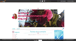 Desktop Screenshot of dentellepassionmamie57.over-blog.com