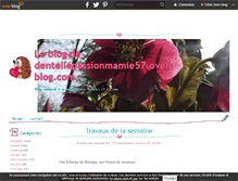 Tablet Screenshot of dentellepassionmamie57.over-blog.com